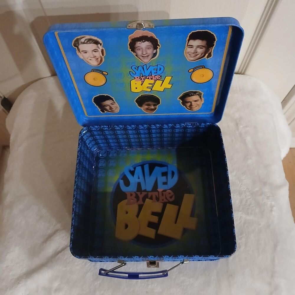 Vintage Y2K 2003 Saved By The Bell "Beef Cakes" Metal Tin Lunch Box - Picture 7 of 8